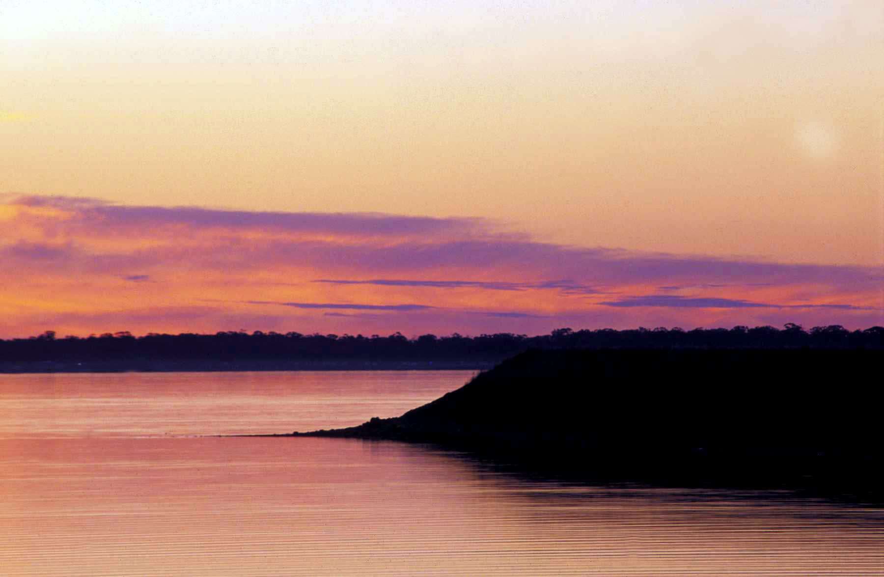 Sunset at Waranga Basin